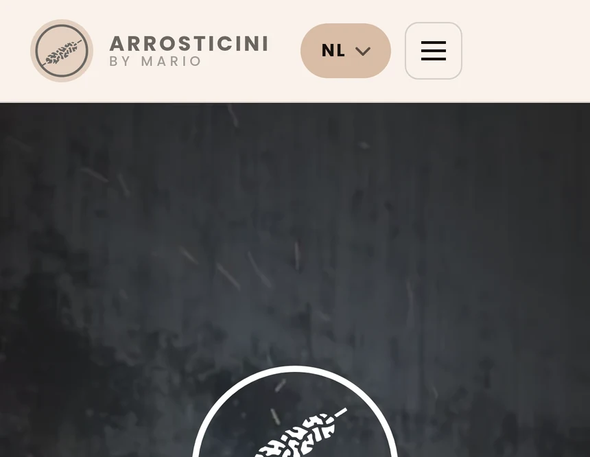 Arrosticini by Mario, Nieuw merk · identiteit en viertalige site